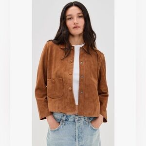 NWT House of Harlow 1960 Tan Suede Jacket